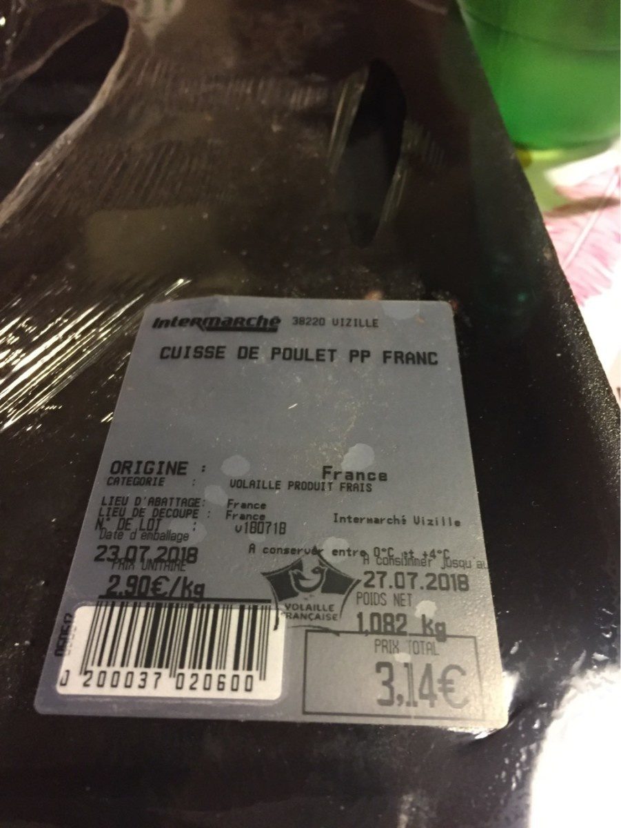 Cuisde de poulet Pp Franc - Product - fr