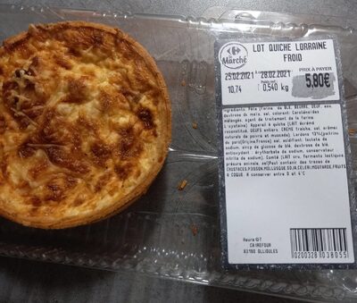 LOT QUICHE LORRAINE FROID - Product - fr