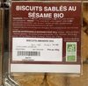 Biscuits sables au sesame - Product