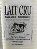 Raw milk - Product