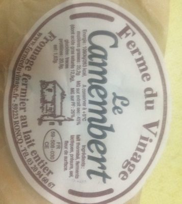 Le camembert - Produit