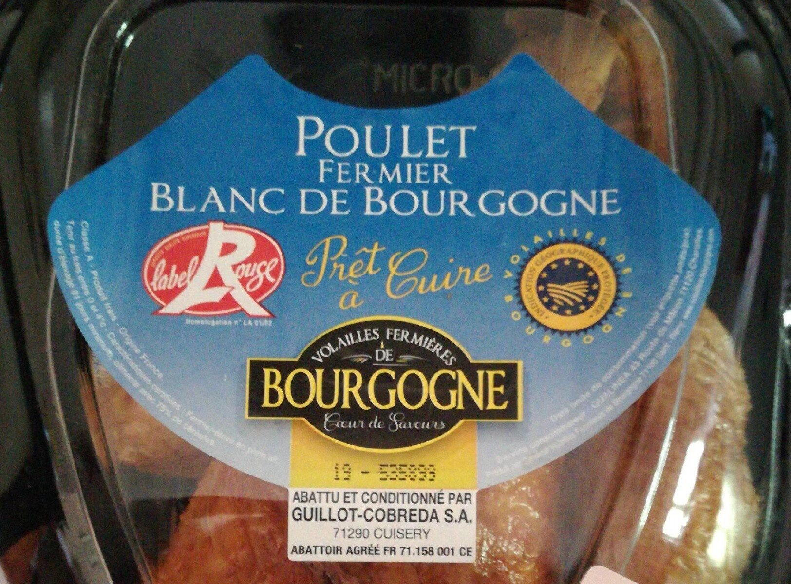 Poulet fermier blanc de Bourgogne - Product - fr