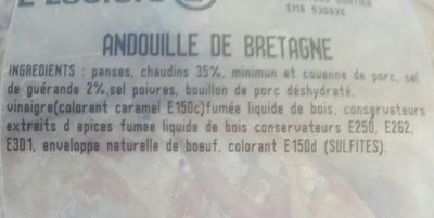 Andouille de bretagne - Ingredients - fr