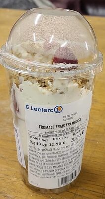 Fromage frais framboise - Produit