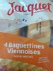4 baguettines viennoises - Produit