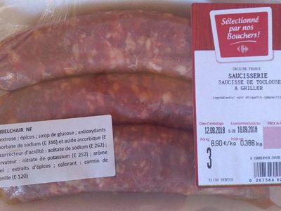 Saucisse de Toulouse à griller - Product - fr