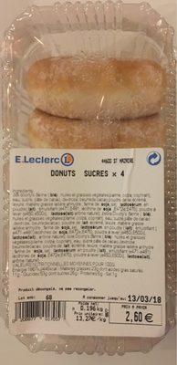 Donuts natures sucrés - Product - fr