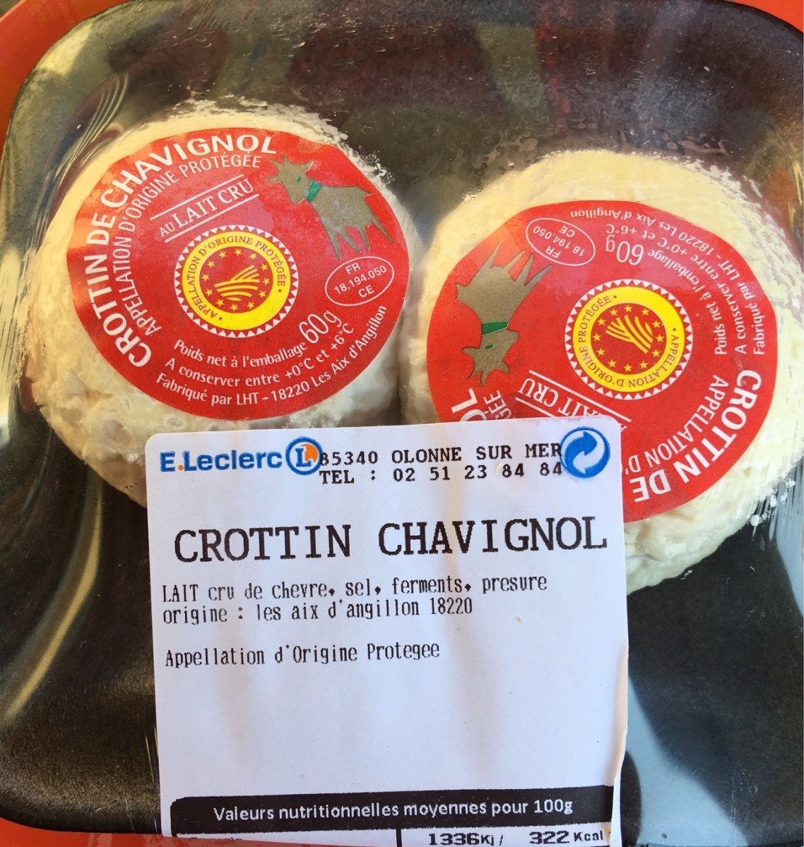 Crottin Chavignol - Product - fr