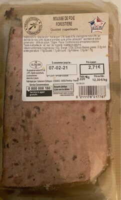 Mousse de foie forestiere - Product - fr