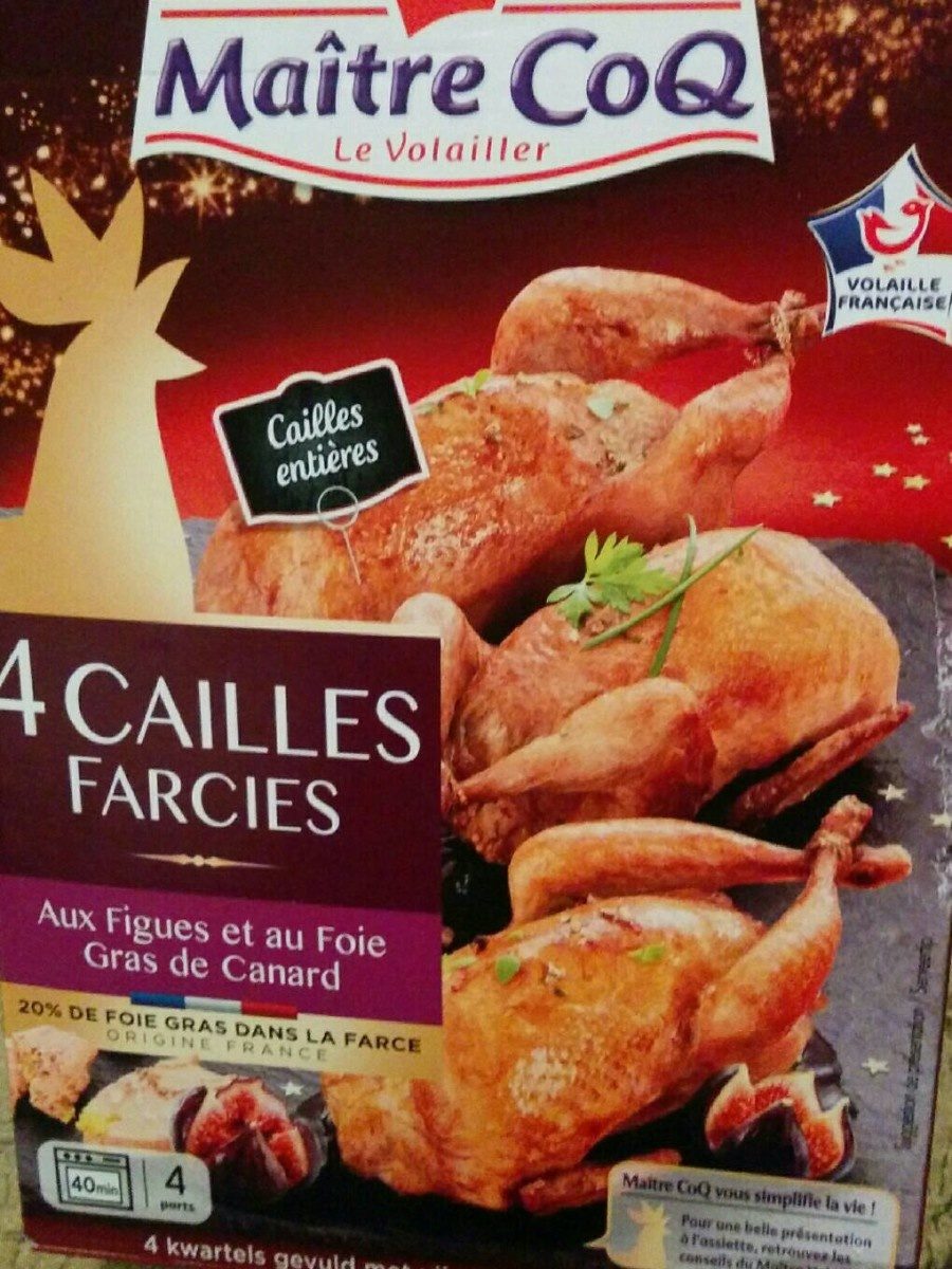Cailles farcies - Product - fr