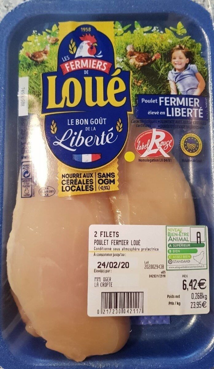 Poulet fermier Loué - Product - fr