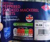 British Peppered Smoked Mackerel Fillets - Product