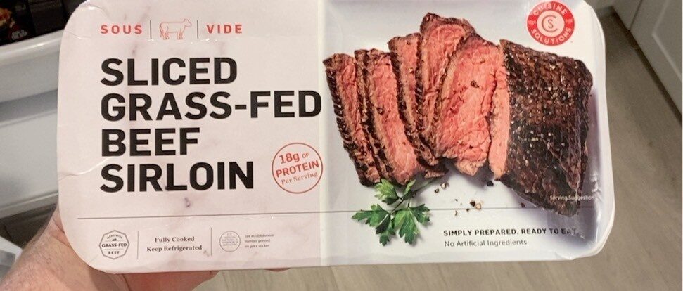 Sliced Grass-Fed Beef Sirloin - Product