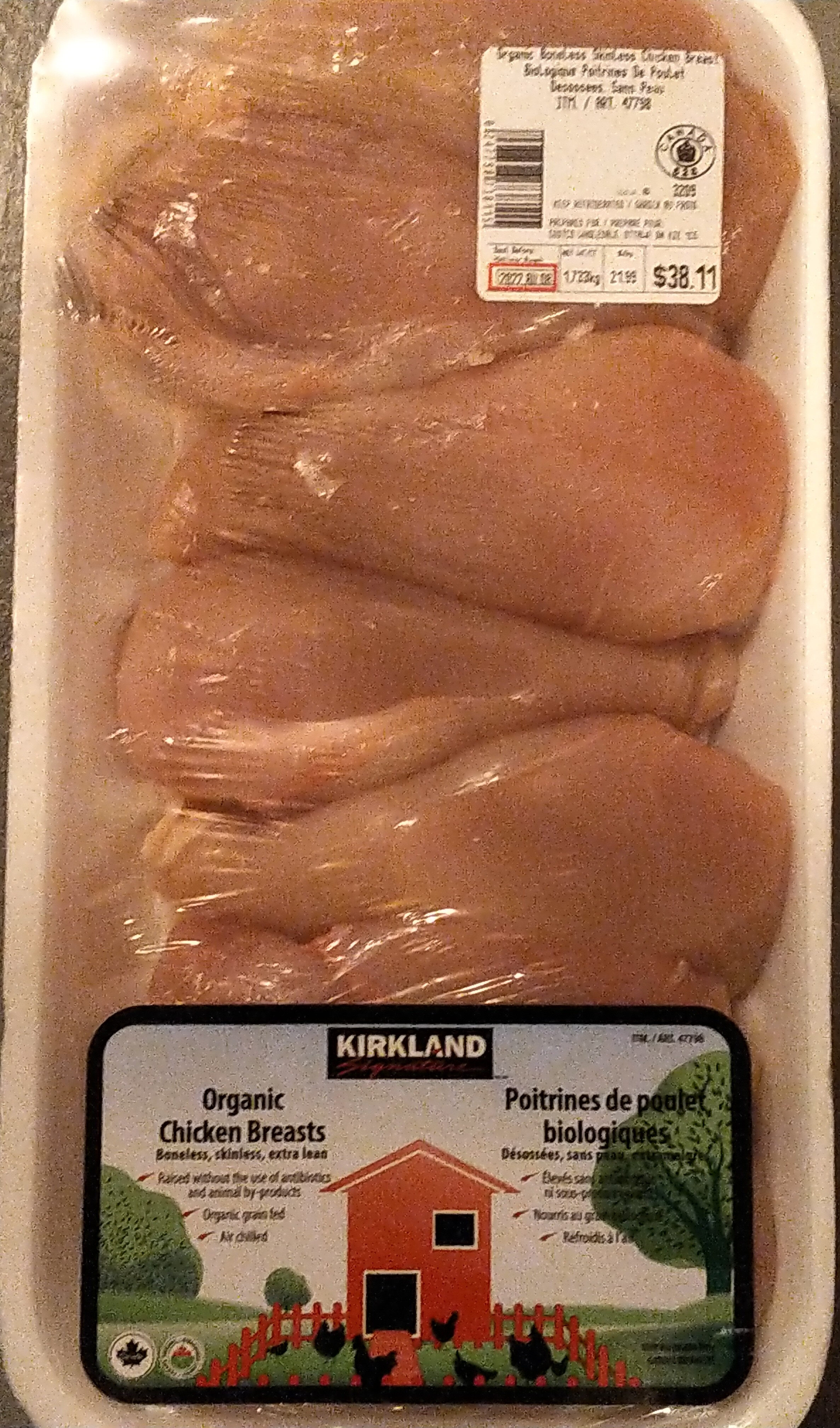 Organic Boneless, Skinless Chicken Breast - Producto - en