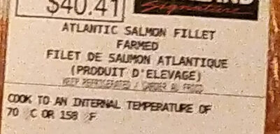 Atlantic Salmon Fillet Farmed - Ingredientes - en