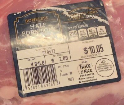 Pork loin - Producte - en