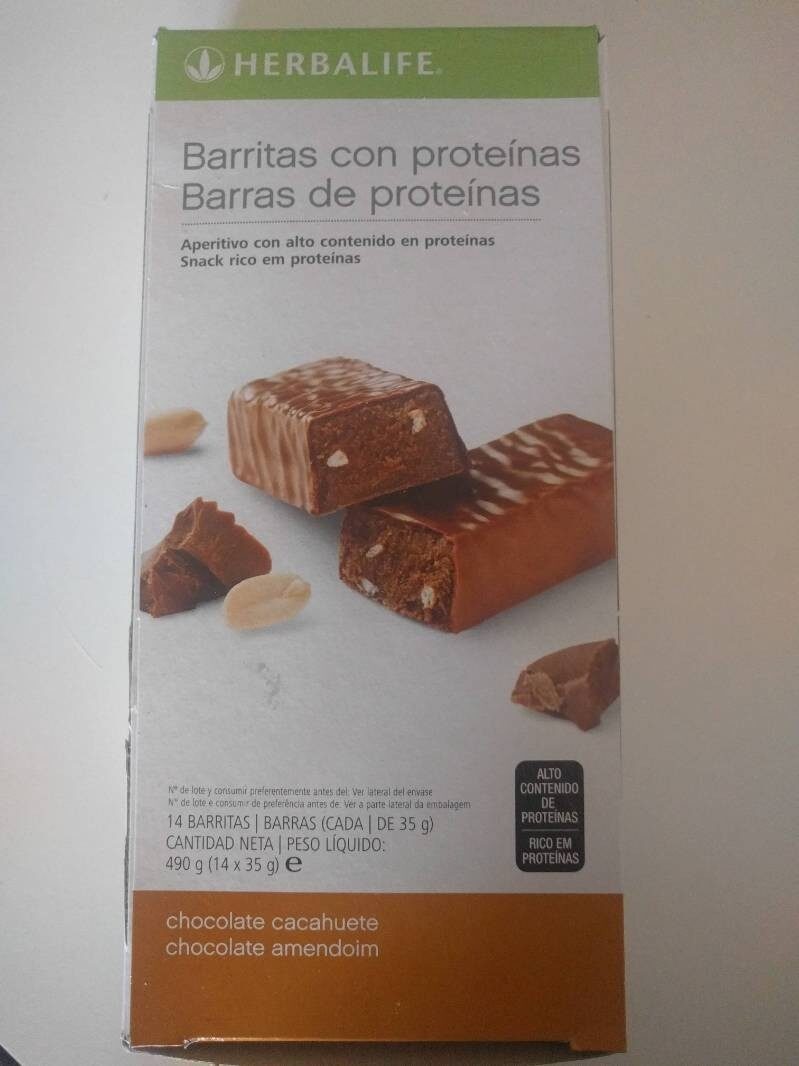Barrette proteiche 14 cioccolato e arachidi - Producte - de