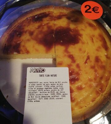 Tarte flan nature Netto - Product - fr