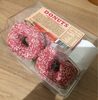 Donuts fourrés fraise avec glaçage et décor - Produit