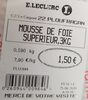 Mousse de foie super]:euro,3kg - Product