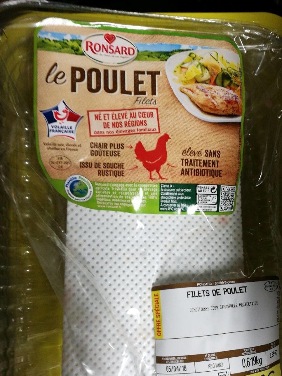 Le poulet filets sans antibiotiques volaille française - Product - fr