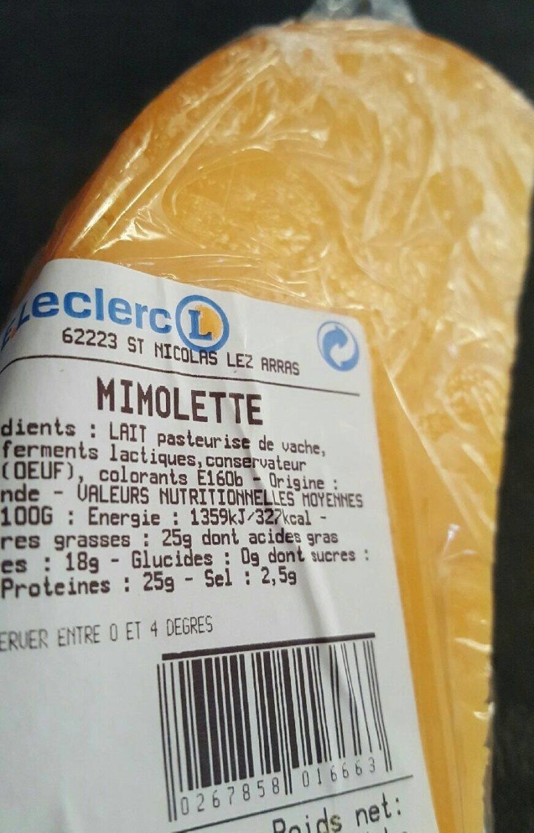 Mimolette - Product - fr