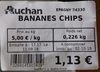 Bananes chips - Produkt