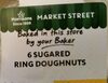 6 sugared ring doughnuts - Product