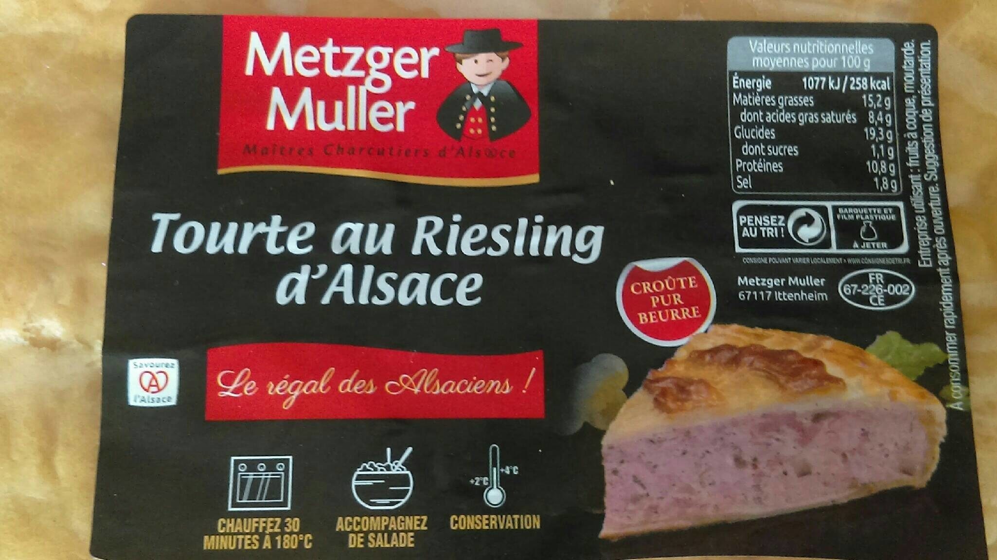 Tourte au Riesling d'Alsace - Produkt - fr