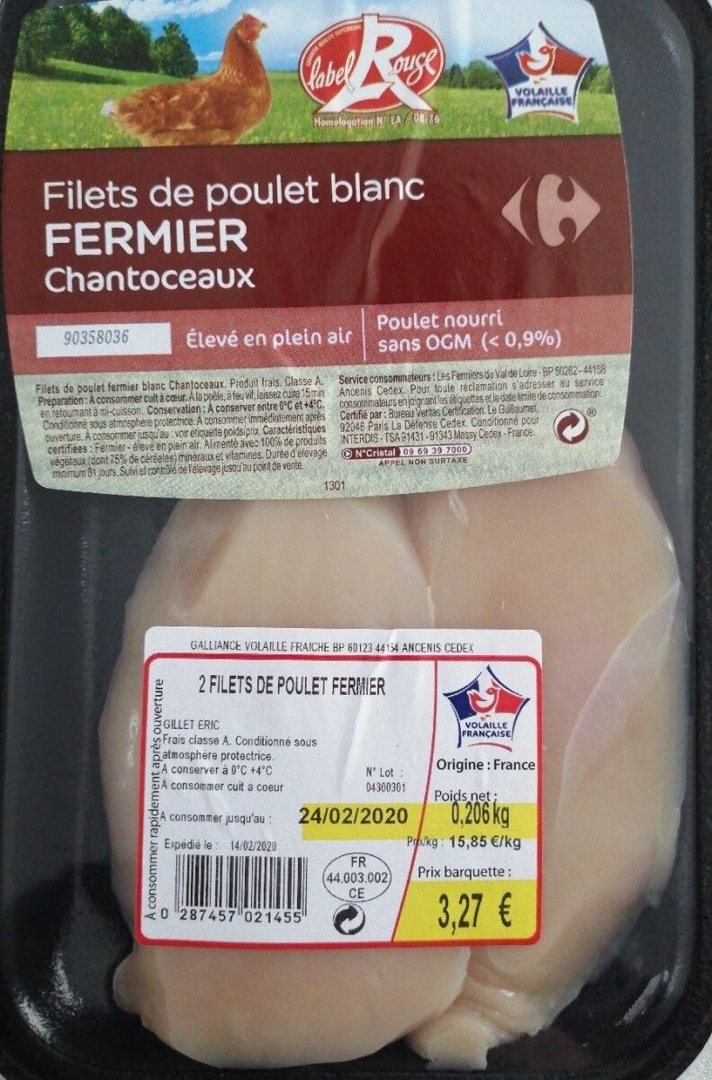 Filets de poulet blanc - Product - fr