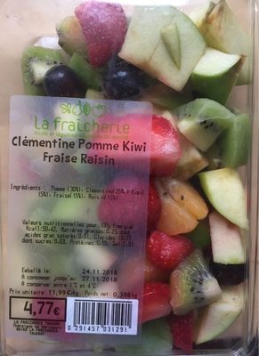 Clementine pomme kiwi fraise raisin - Product - fr
