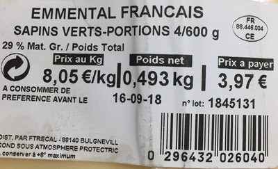 Emmental Français - نتاج - fr