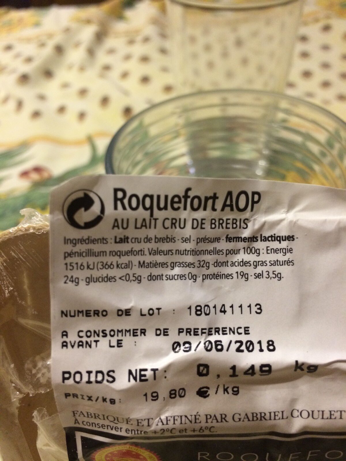 Roquefort AOP - Ingrédients