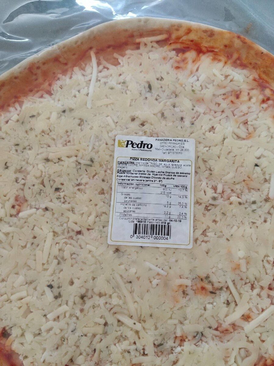 Pizza Margarita - Producto