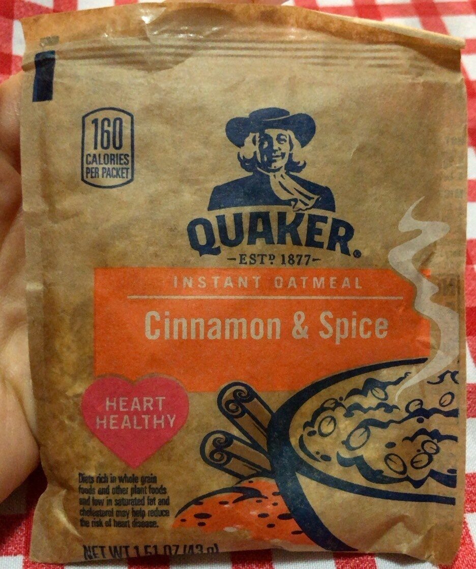 Cinnamon e spice instant oatmeal - Product