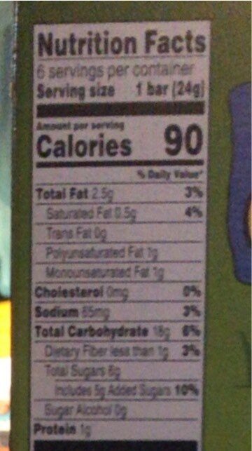 Chewy Fruity fun - Nutrition facts