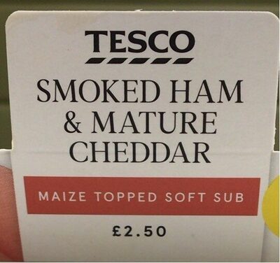 Smoked Ham & Cheddar Sub - Product
