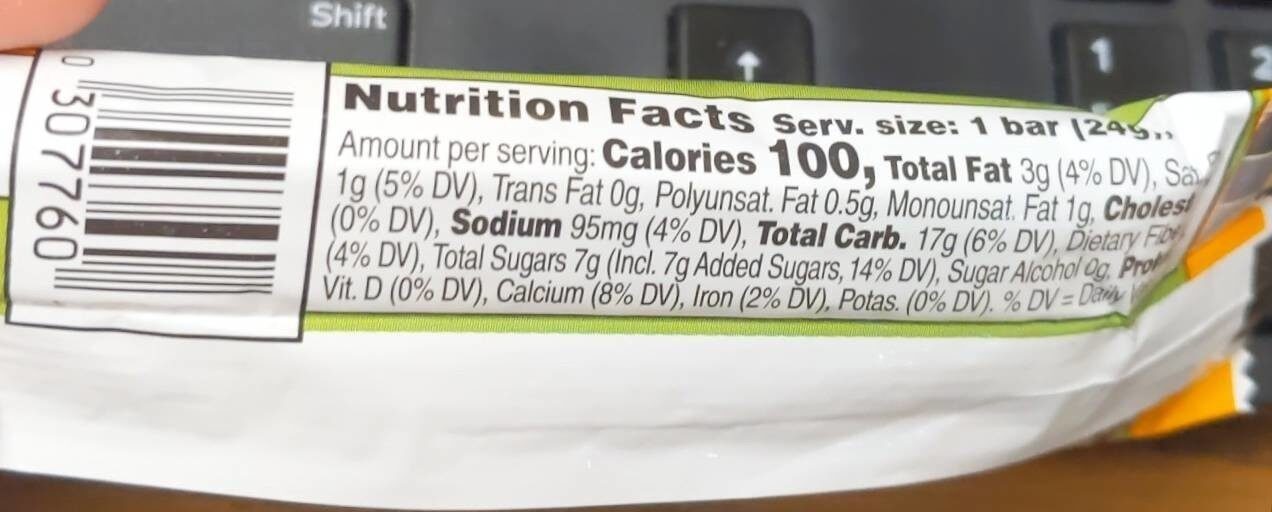 Chewy - Nutrition facts
