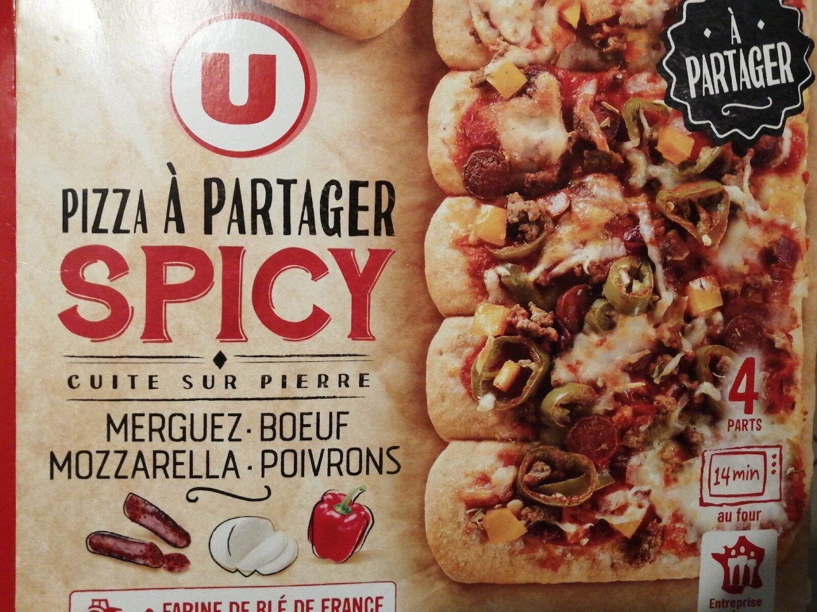 Pizza à partager spicy - Product - fr