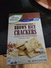 pepper corn brown rice crackers - Produit