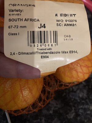 Oranges - Ingredients