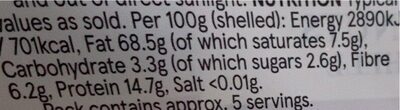 Walnut In Shell - Voedingswaarden - en