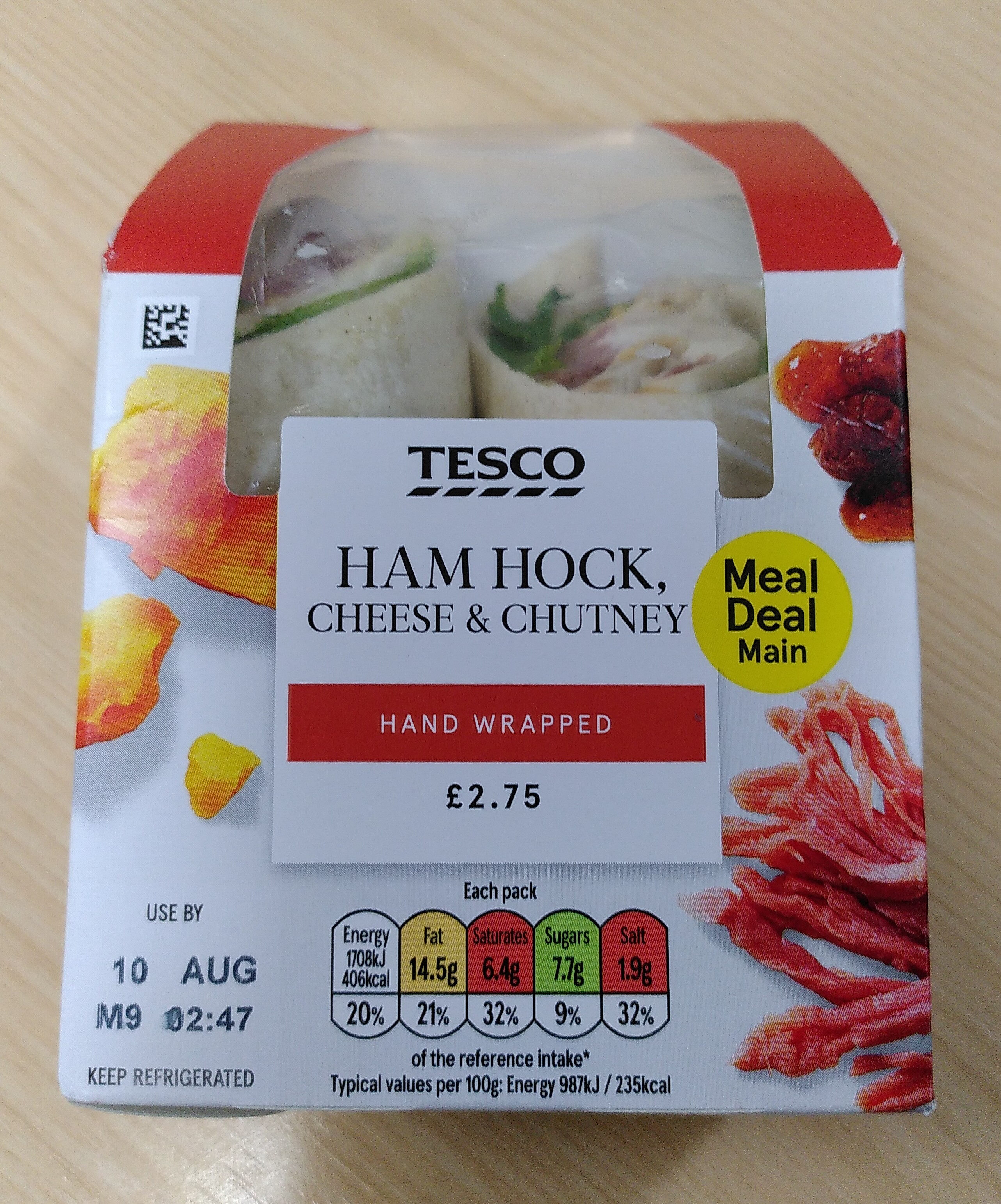 Ham Hock, Cheese and Chutney - Product - en