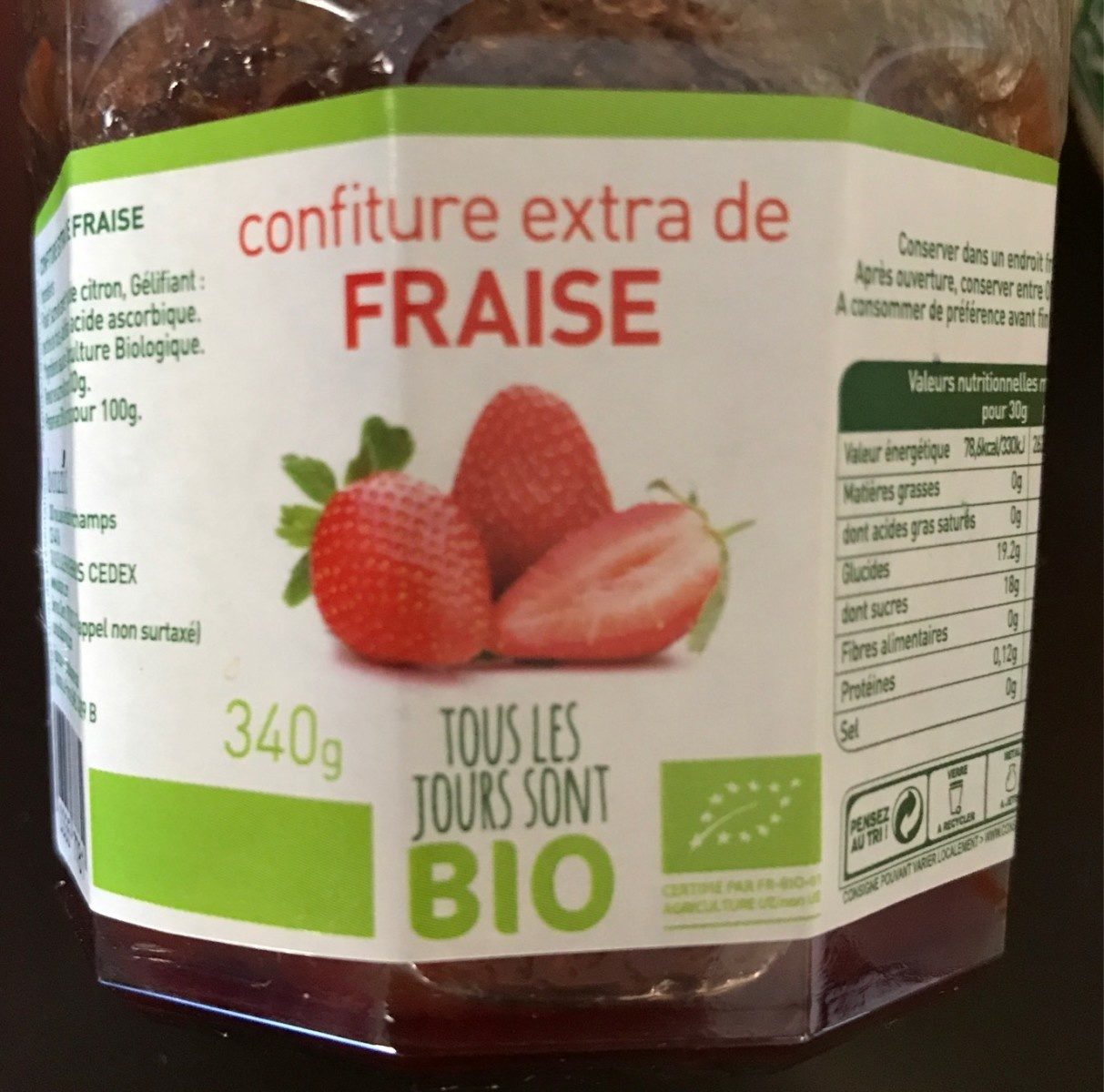 Confiture extra fraise - Produit