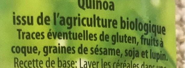 Quinoa - Ingrediënten - fr