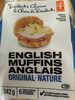English muffins Anglais original nature - Producto