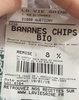 Banane chips bio - Produkt