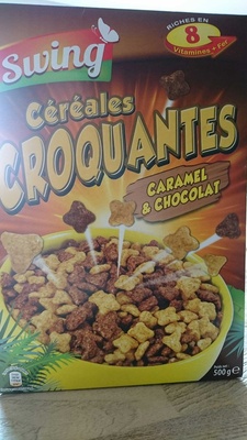 Céréales CROQUANTES Caramel et Chocolat - Producto - fr