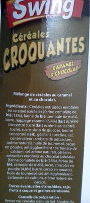 Céréales CROQUANTES Caramel et Chocolat - Ingredientes - fr