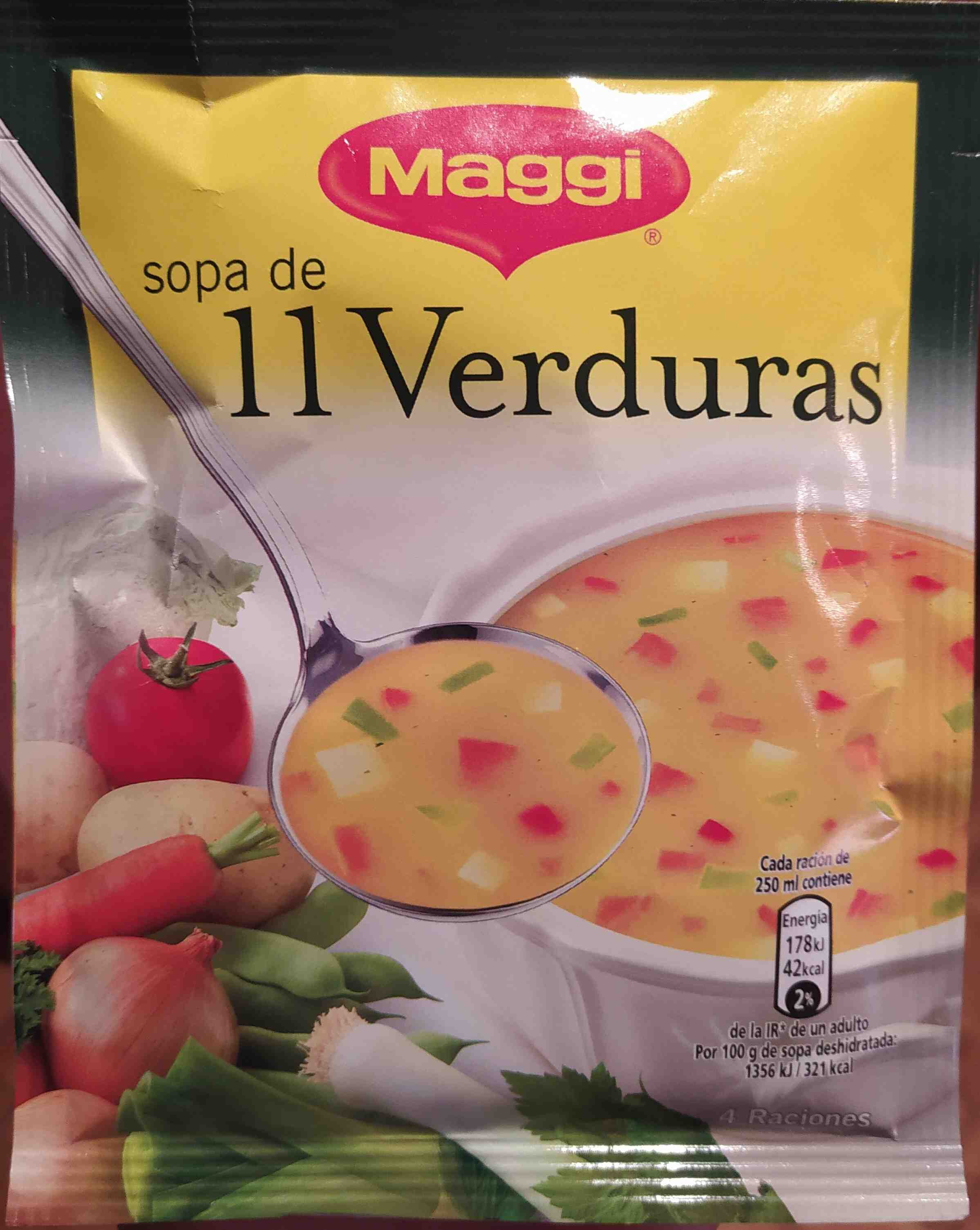 Sopa de 11 verduras Maggi - Produktua - en